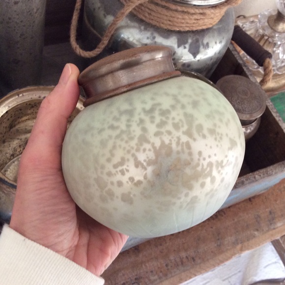 CAPRI BLUE Mercury Glass HIBISCUS TEAKWOOD Candle - Picture 5 of 13